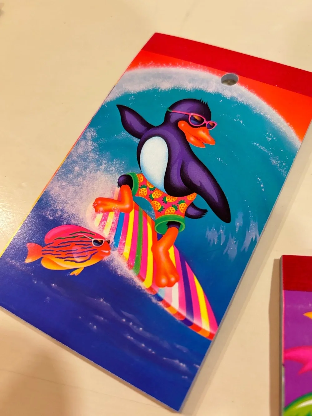 RARE 1987 Lisa Frank Designer Collection Mini Notepads Koala Flamingo Penguin